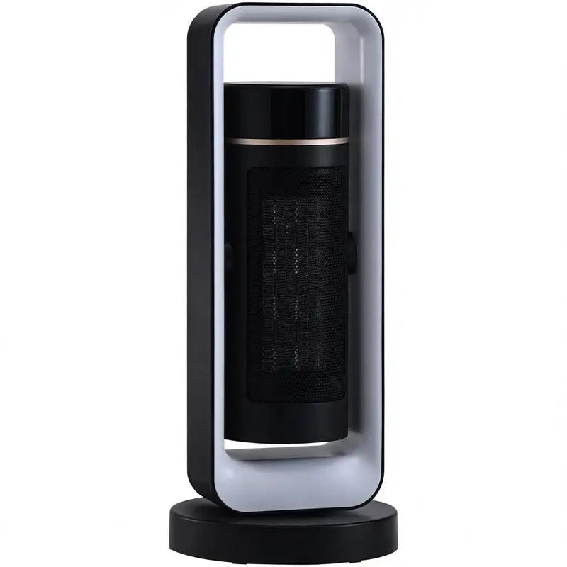 Electric Space Heater with Thermostat Remote Control, 1000W/1500W 2-Level Adjustable Quiet Ceramic Heater Fan, 20 in Tip-Over Shutdown Overheat Protection Small Heaters for Office Room Desk Indo