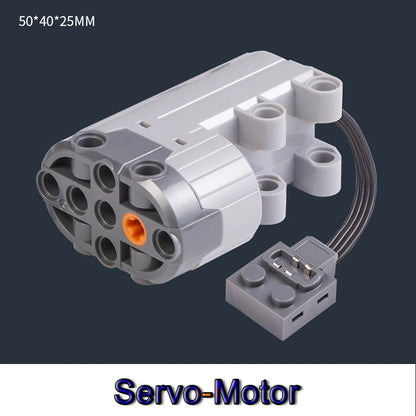 Technical Electronic Building Block MOC Refit Accessories Micro-motor RC Power Functions Parts Creative DIY Car Bricks Kids Toys