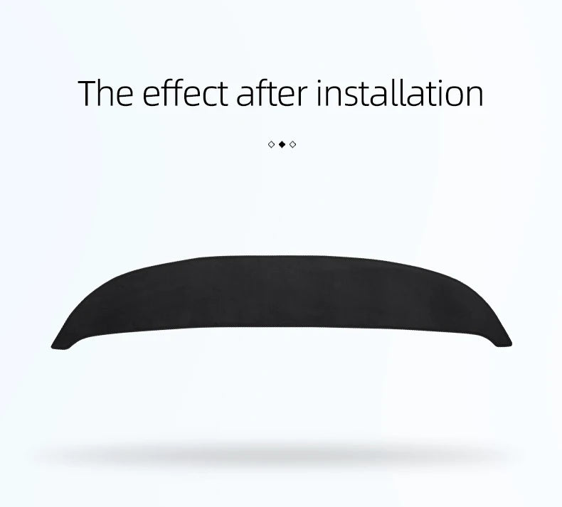 For Tesla Model Y Juniper Suede Leather Dashmat Model 3 Highland Car Dashboard Cover Pad Dash Mat SunShade Carpet Accessories