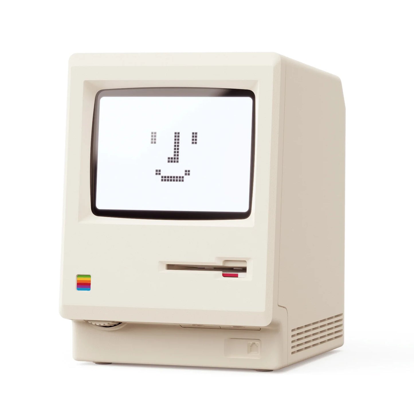 Retro Macintosh Alarm Clock A Classic Desktop Ornament with A Digital Clock Design