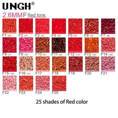Perler Mard Bean Fusion Bean 2.6mm Pindou DIY material bag Holiday Gifts Desktop Ornament Decoration Handicraft keychain