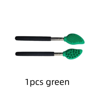 1/4 pcs mix Itch Back Scraper Massager Brush Extendable Telescopic for Itch Tool Silicone Health Massage Tools Body Relaxation