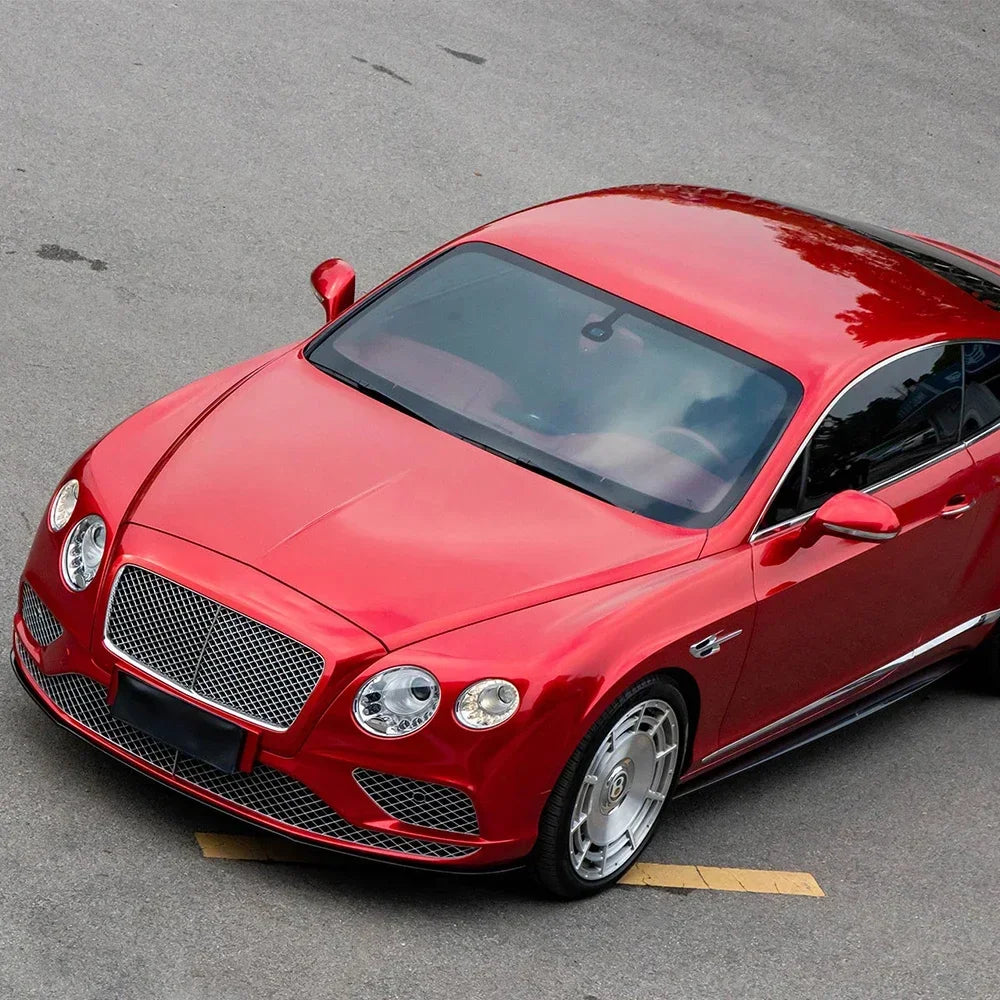High Gloss Glossy Red Wrap Vinyl Film Car Whole Body DIY PVC Color Change Sticker Protective Cover Decal Auto Tuning Accessories