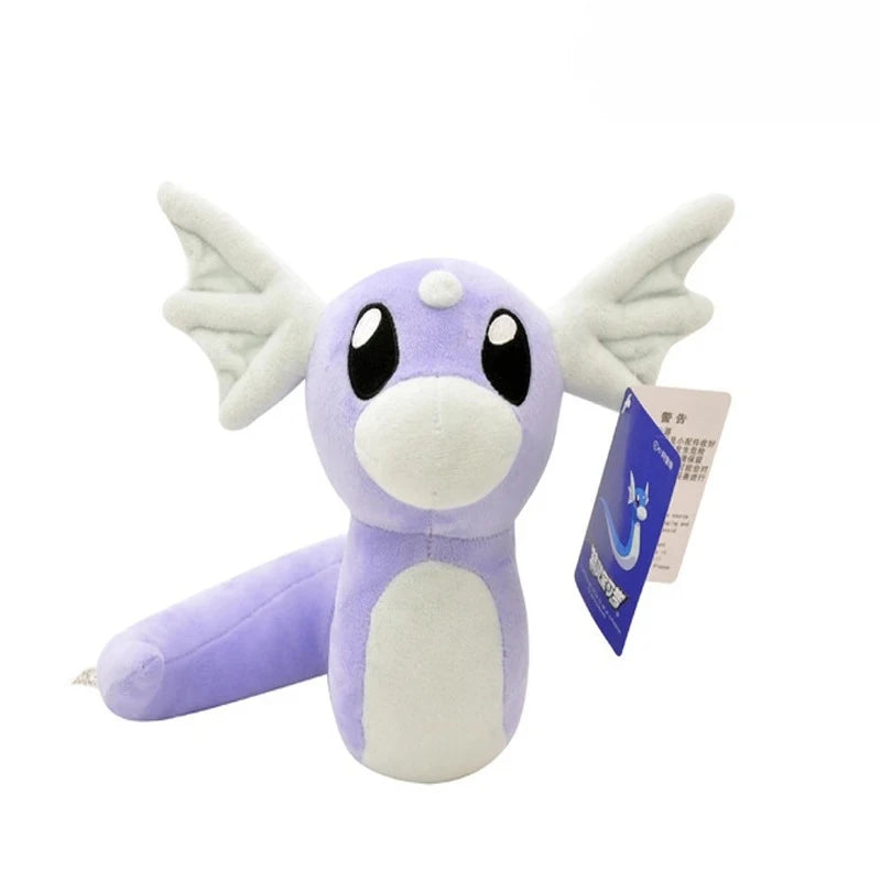 20-68cm Kawaii Anime Original Flash Dragonite Mini Dragon Dragonair Cartoon Soft Plush Doll Throw Pillow Child Birthday Gift