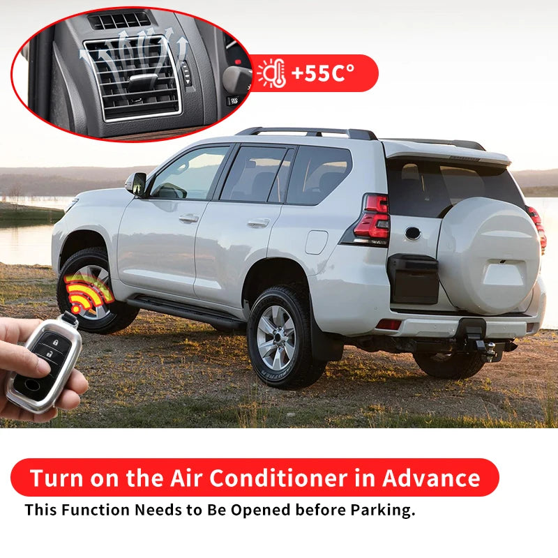 Remote Key Starter,For Toyota Land Cruiser Prado 150 2010-2022 2023 Interior Upgraded Modification accessories,body kit LC150