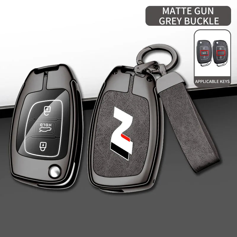 Modern High-End Hyundai Key Cover Suitable for N LINE N IX35 IX25 Tucson Sonata Car Key Case Luxury Design Vehicle Accessories