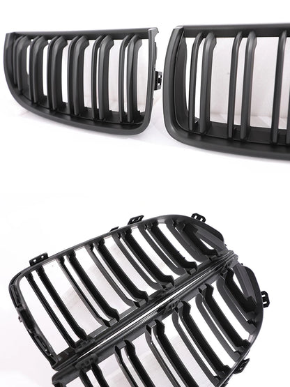 Carbon Fiber Chrome M Color Chrome Gloss Matte Black Grille Kidney Grill For BMW 3 Series E90 E91 Pre-Facelift 2005-2008 320 330