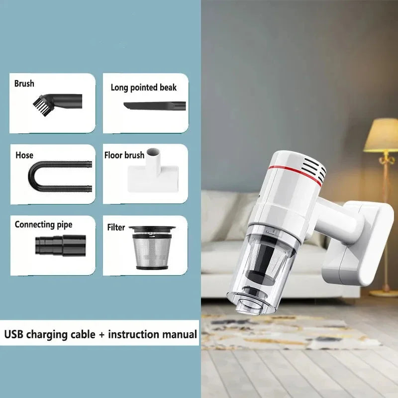 Xiomi 95000Pa Handheld Wireless Vacuum Cleaner Cordless Portable Cleaning Robot Home and Car Use Large Suction Vacuum Cleaner