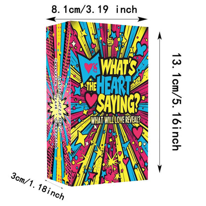 50Pcs  What Will Love Reveal Oracle Cards, 13x8 Cm, Card Game Revealing Truths About Your Love Life and Relationships