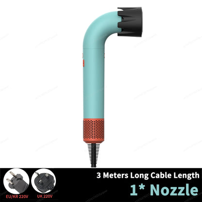 1400 Watt Super 200 Million Anion Blow Dryer Mini Portable Hair Dryer With Diffuser Nozzles Ions Hair Care Dryer Cold/Hot Wind
