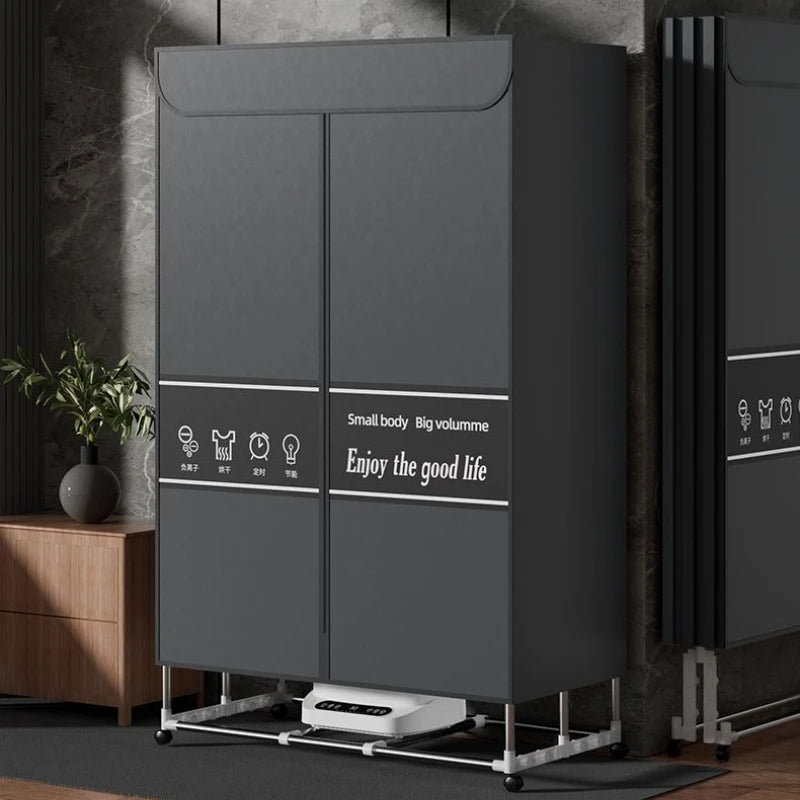 Foldable High-Power Clothes Dryer: Home Silent Anti-Mite Sterilization – Rapid Drying for Rainy Seasons