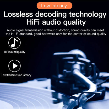 6 IN 1 DAC Bluetooth 5.3 Receiver Transmitter Optical Coaxial AUX RCA USB TF Wireless Audio Adapter Digital to Analog Converter
