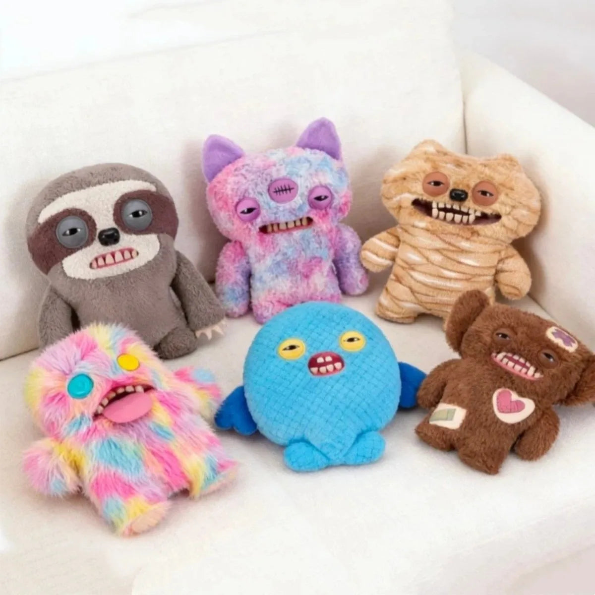 Fugglers Official Authentic 2nd Generation Big Fugg Giant Sloth Plush Toys Ugly Dolls Funny Teeth Monster Collectible Gifts 48cm