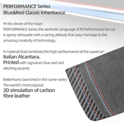 For BMW E90 E92 E93 Made of Alcantara/Carbon Fiber Leather Center Console Storage Box Cover Trim Sticker Car Interior Accessory