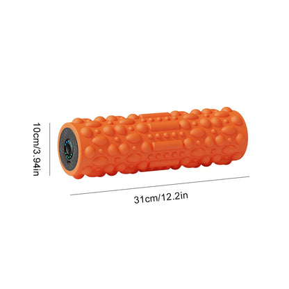 Electric Vibrating Foam Roller Massage Column Rechargeable Exercise Roller 5 Modes Muscle Roller for Bodybuilding