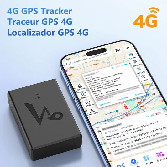 4G Car GPS Tracker 10000/20000mAh Long Standby Battery Vehicle GPS Locator Real-Time GPS Tracking Device Position APP