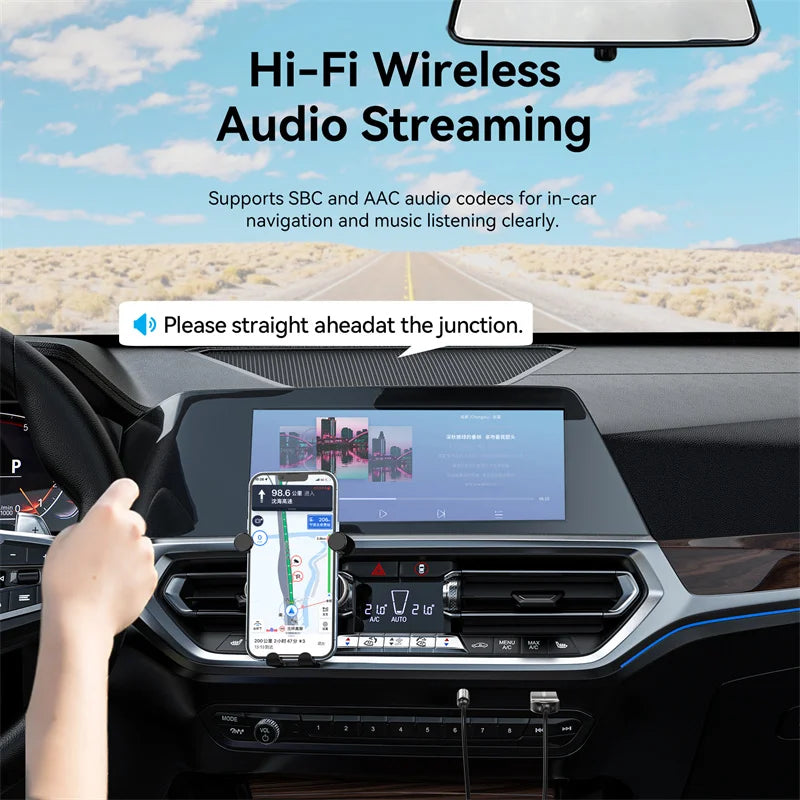Vention Aux Bluetooth Receiver USB Bluetooth 5.4 Adapter For Car 3.5mm Jack Speaker Auto Handfree Car Audio Music Transmitter