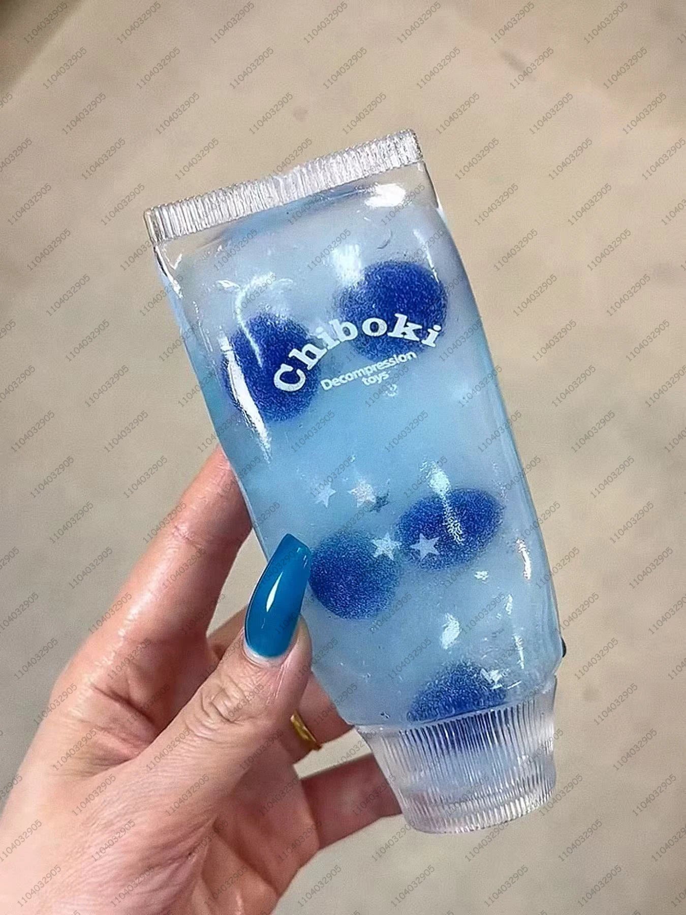 Gem Toothpaste Tube Squishy Toys Gemstone Toothpaste Stress Ball Buttery-Feel ASMR Sensory Anti Stress Fidget Toys for Adults