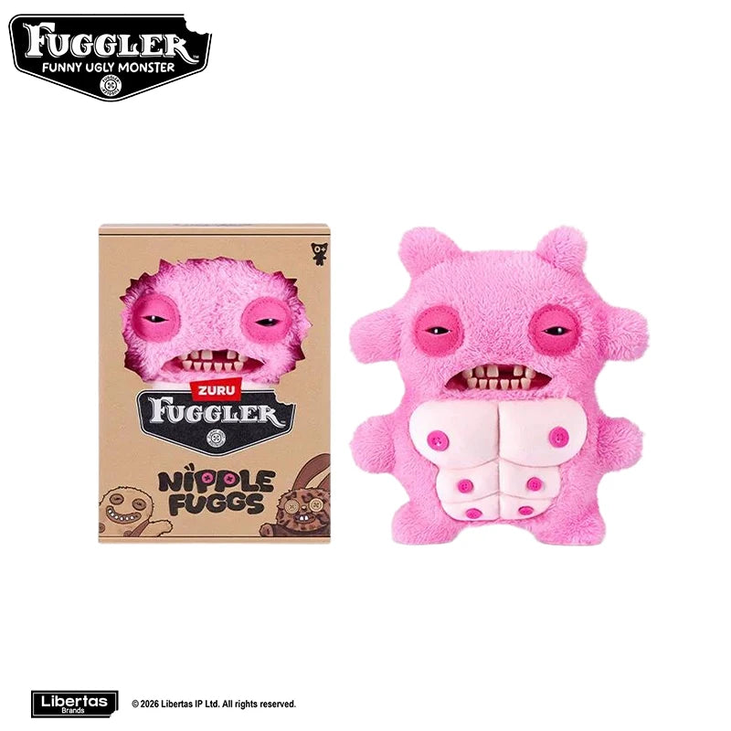 Original Fuggler Baddies Plush Toys Fugglers Nipple Fuggs Stuffed Plushies Dolls Funny Ugly Monsters Fugglercorns Peluche 22CM
