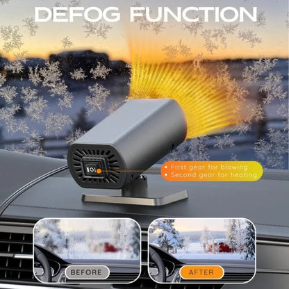 Mini 12V Car Heater USB/Cigarette Lighter Portable Fast Heating Cup Holder Design For Cab Truck RV Winter Travel Emergency Kit