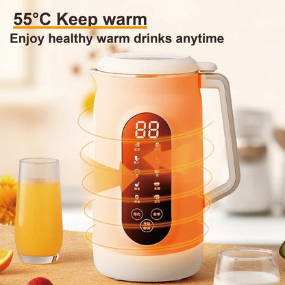 1800ml Soy Milk Machine 18h Appointment Filter-free Wall Breaking Machine Mixer Portable Electric Juicer Cup Multifunctional