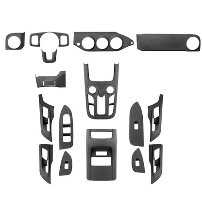 TOP Suede Car Interior Panel Trim Decoration For Great Wall WEY Tank 300 2021 2022 2023 Gear Shift Cover Modification Accessory