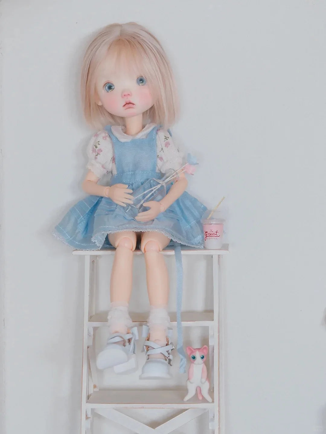BJD doll 1/6 siyecao big head cute girl full set resin toy birthday gift dolls in offers articulated dolls  from Free shipping