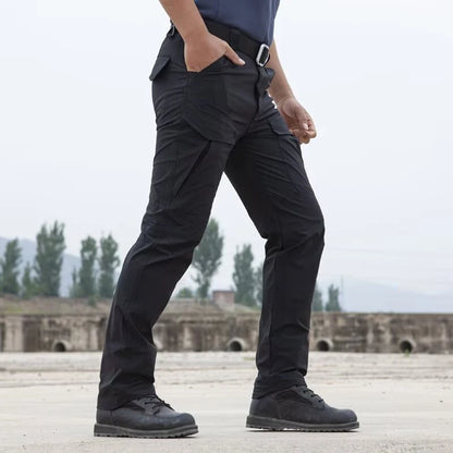Summer Men Fashion Tactical Cargo Pants Male Simple Lightweight Outdoor Hiking Trousers Multi-pocket Versatile Pants