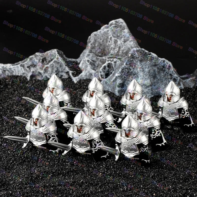 Medieval Knights Building Blocks Warrior Soldiers Crusaders Hospital Teutonic Knight Legion Figures Block Toys Accessories