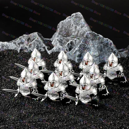 Medieval Knights Building Blocks Warrior Soldiers Crusaders Hospital Teutonic Knight Legion Figures Block Toys Accessories