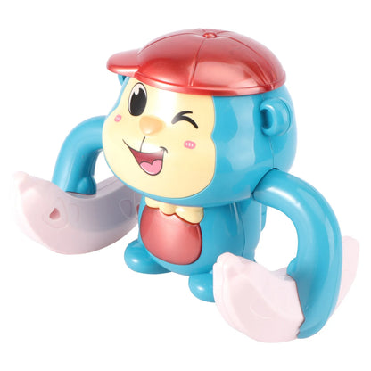 1Pcs Electric Tumbling Monkey Plaything Cartoon Baby Sing Dance Early Education Fun Interactive Child Amusing Musical Light Up