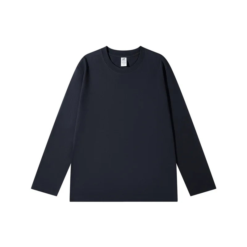 Spring Summer Tops T-shirt Women Solid Cotton Long Sleeve Bottoming Shirt Casual Korean Top Tees Harajuku Loose Basic Tshirt