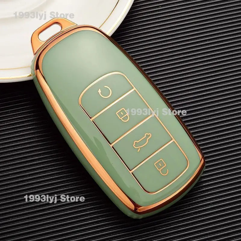 Car Key Holder Keychain For Chery Jaecoo 7 J7 Silicone TPU Case Key