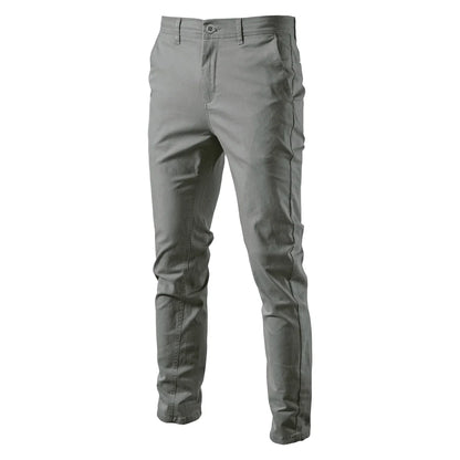 AIOPESON Casual Cotton Men Trousers Solid Color Slim Fit Men's Pants New Spring Autumn High Quality Classic Business Pants Men