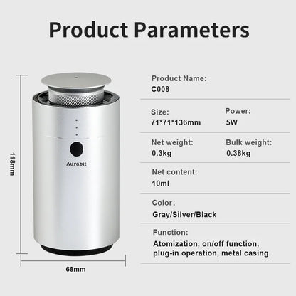 Professional Essential Oil Aroma Diffuser Smart Timer Quiet Fast Deodorization AI Auto Sensing 80m³ Coverage for Home Car