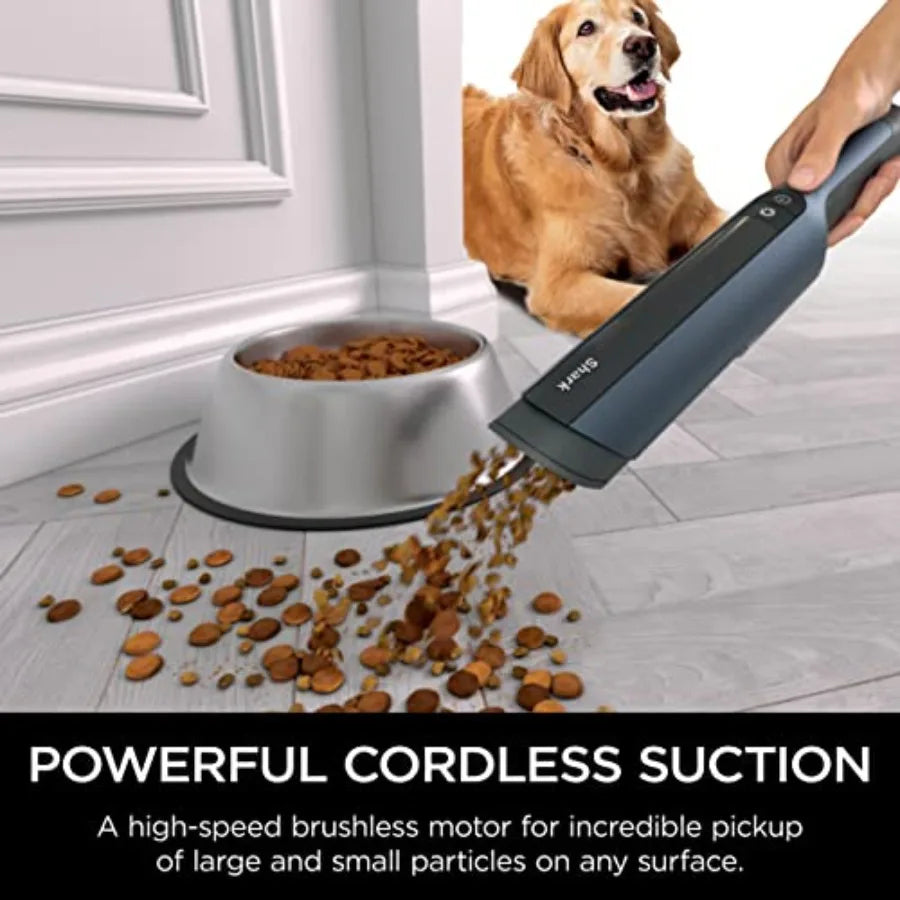 WV410BL WANDVAC Cordless Hand Vacuum, Ultra-Lightweight and Portable with Powerful Suction and Tools for Pets, Designed for Car