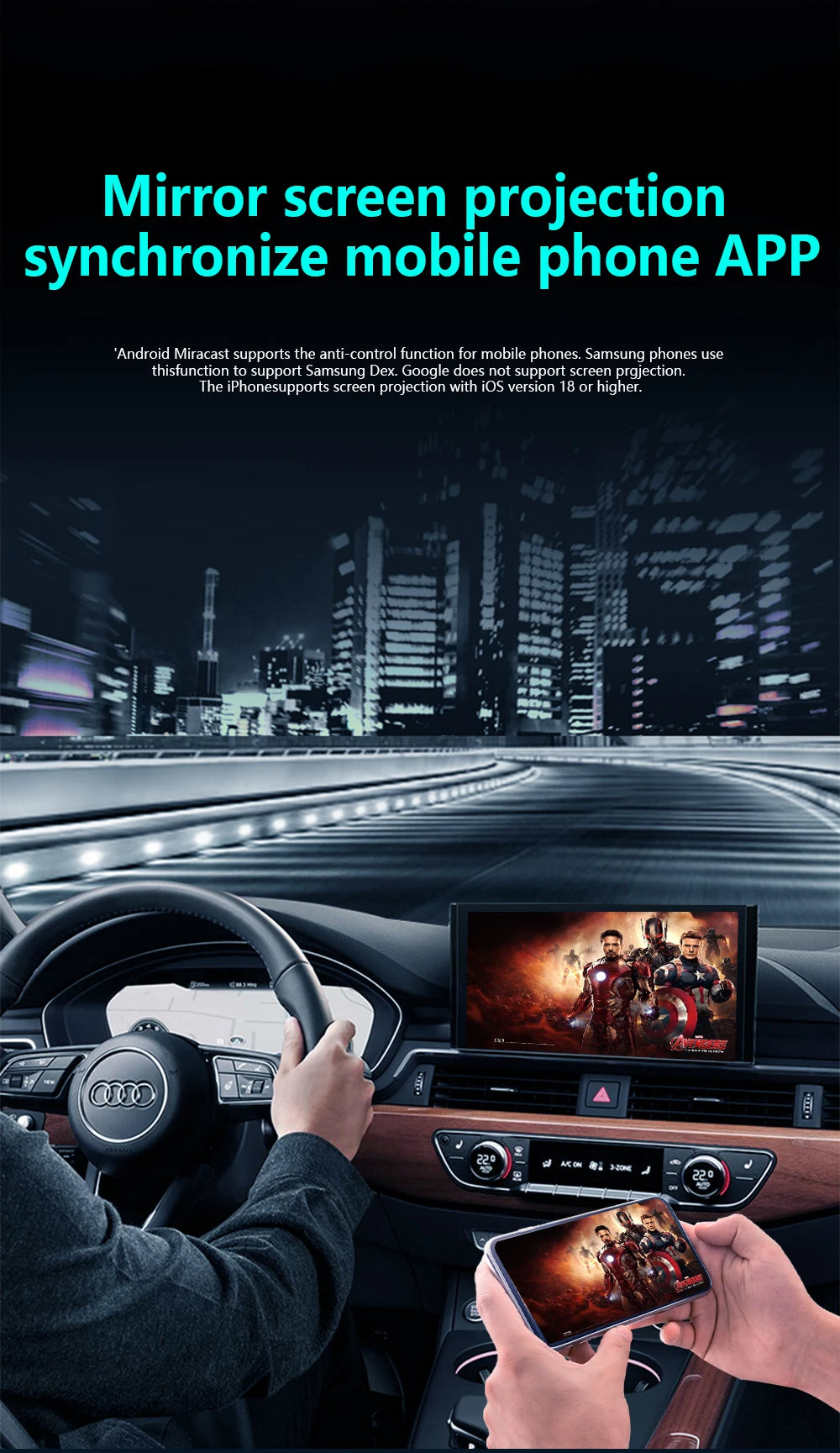 2026 4in1 New Upgrade Carplay Adapter Wireless Android Auto Mirror Link Smart MiNi AI Box USB Plug and Play Auto Connect WiFi
