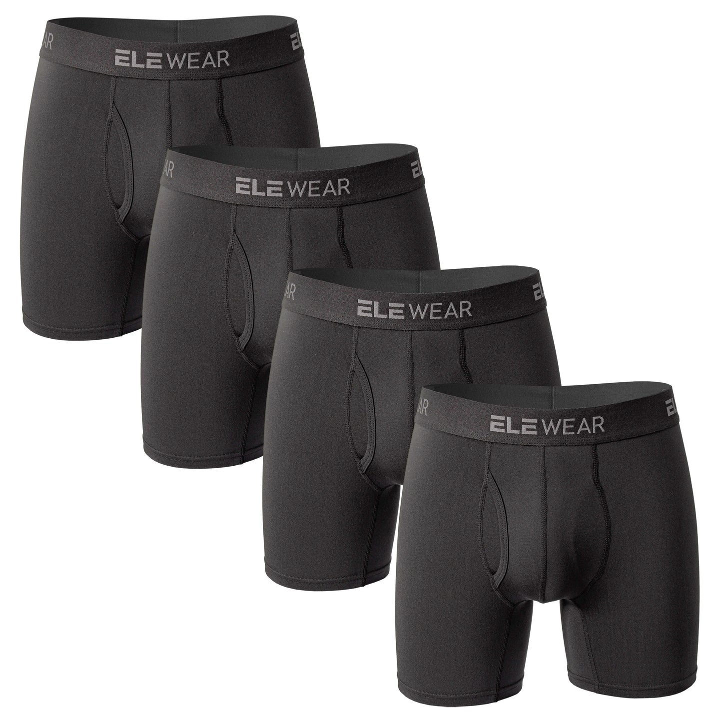 4 Pack Men Underwear With Opening Breathable Mens Boxershorts Men's Panties Underpants Plus Size Fashion Boxers Brief
