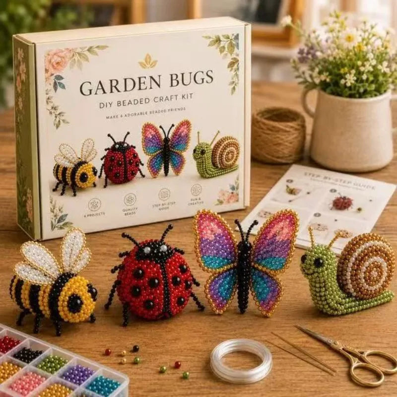 Mini 3D Bead Kit for Animal DIY Set - Interactive Assembly Gift for Parents and Children - 3D Animal Shape Bead Assembly Set
