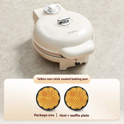 220V Yidepu Multifunction Electric Pancake Maker Timer Temperature Control Waffle Iron Double Sided Grill  Breakfast Machine