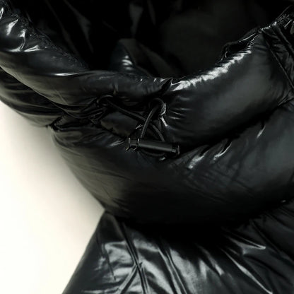 New national standard 90% down winter thickened down jacket, glossy hooded bread jacket, youth down jacket for men's wear