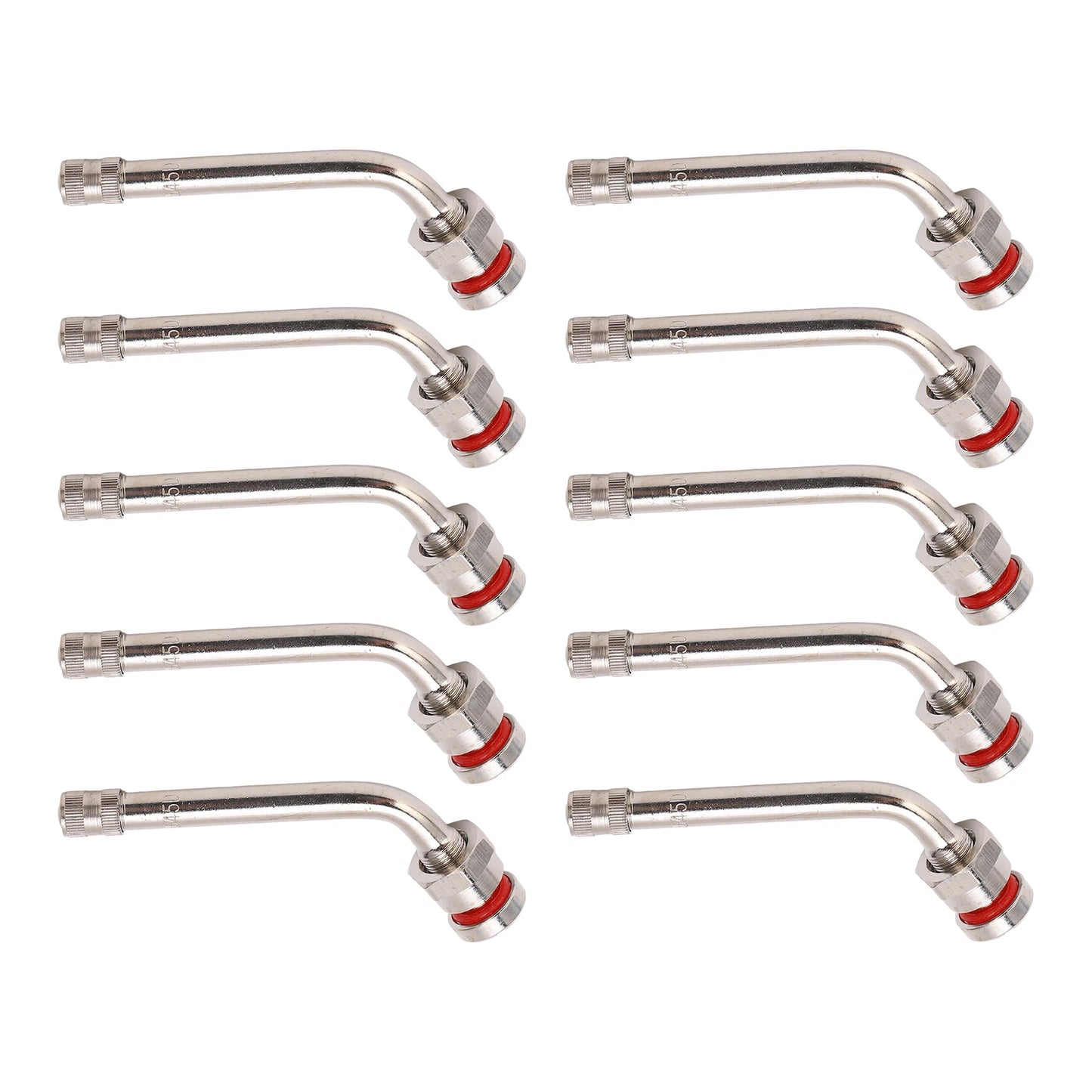 10 Pcs Tire Valve Stems Truck Tire Valve Stems TR545D 60 Degree Valve Stem for Alcoa 22.5inch 24.5inch Aluminum Wheels TR545D
