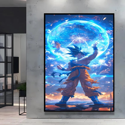 Canvas Posters Dragon Ball Goku Picture Children Gifts Home Decoration Waterproof Comics Pictures High Quality Wall Art Classic