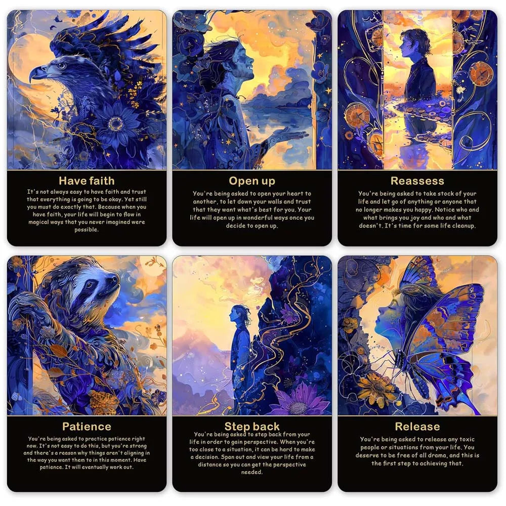 Akashic Oracle Cards, 75 Energy Healing Oracle Cards for Beginners, Advanced Readers, Reveal Soul Purpose,  Card Games