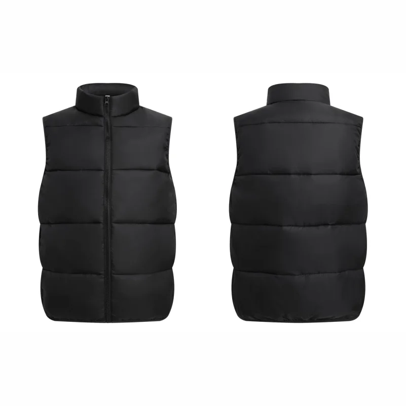 Men Jacket Sleeveless Vests Winter Jackets Man Casual Coats Men's Top Vest Cotton Thicken Waistcoat Unisex Work Group Uniform