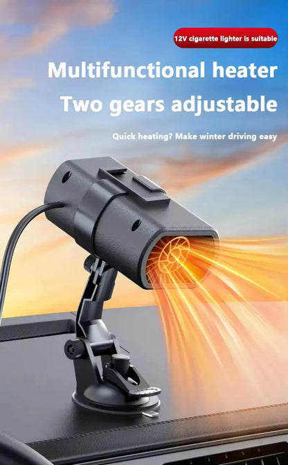 Mini 12V Car Heater USB/Cigarette Lighter Portable Fast Heating Cup Holder Design For Cab Truck RV Winter Travel Emergency Kit