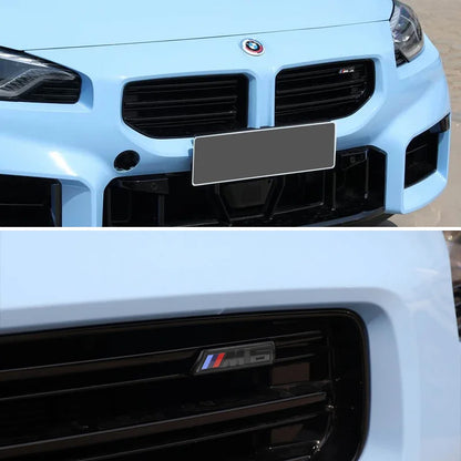 For BMW M2 M3 M4 M5 M6 G01 E84 E83 G11 G07 G86 G80 E60 F39 F10 ABS Car Styling M Logo Badge Front Grille Grill Emblem Accessory