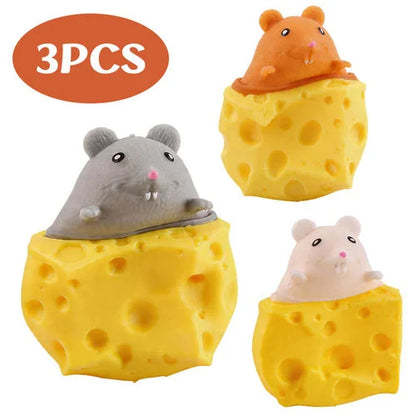 Cheese Bread Squeeze Toys Giant Cheese Squishy Stress Relief Slow Rising Sensory Fidget Toys Office Decompress Gifts for Adults