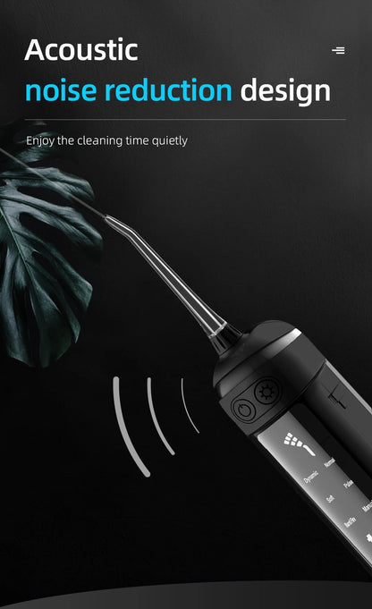 Water Flosser Oral Irrigator Tooth Scaler 6 models 40-140PSI Rechargeable Dental Water Jet IPX7 Waterproof Teeth Cleaner