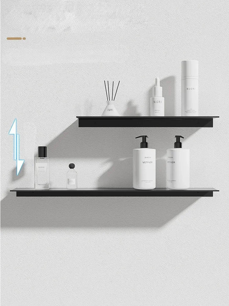 Bathroom Shelf Organizer Wall Mount Shower Shampoo Soap Cosmetic Shelves Kitchen Storage Rack Holder Bathroom Accessories